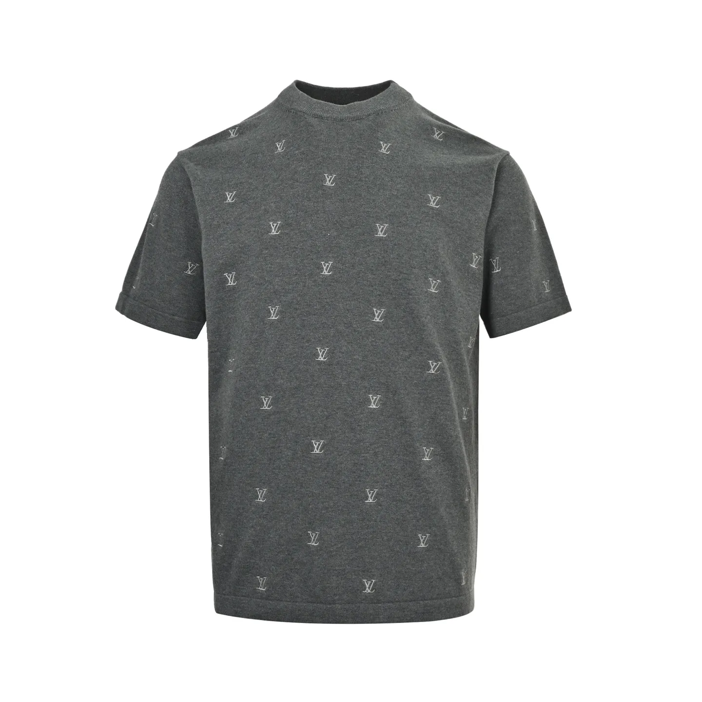 Louis Vuitton/Louis Vuitton small letter embroidered knitted short sleeves